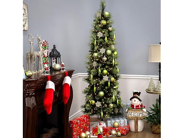 National Tree Company Pre-lit Artificial Christmas Tree, 7.5ft