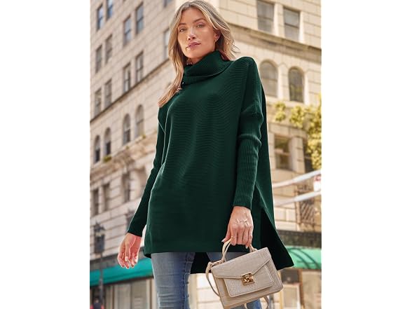 Lillusory Women (XL) Turtleneck Oversized Sweaters