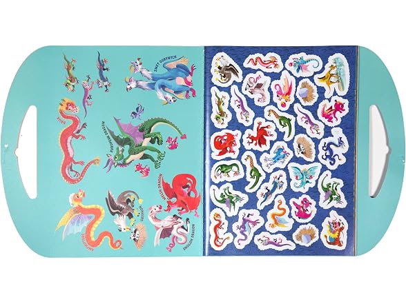 eeBoo Dragon Stickers, 180 Stickers