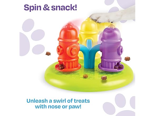 Brightkins Spinning Hydrant Treat Puzzle