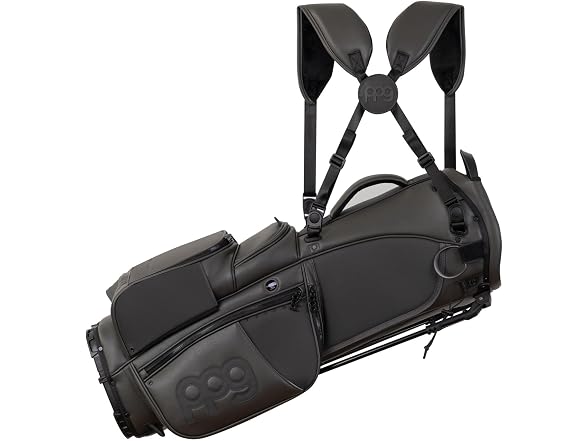 Pin Point Golf Triumph Leather Stand Bag