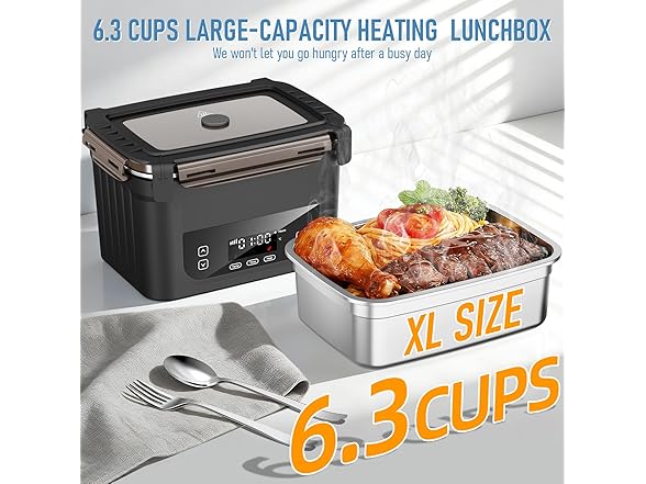 GALOKEO Upgraded Cordless Electric Lunch Box