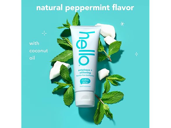 Hello Antiplaque Whitening Toothpaste 5oz 3 Pack