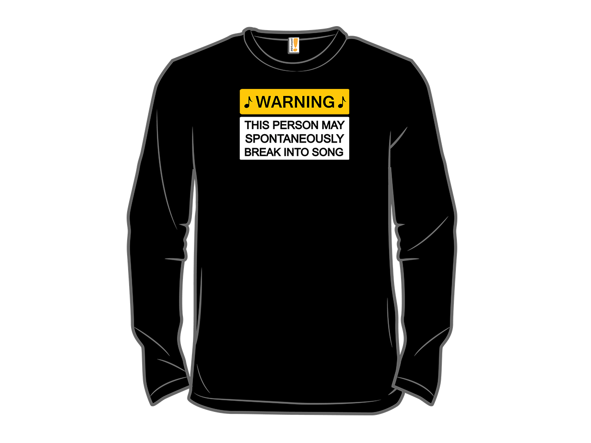 Warning - May Break Into Song - Gallery 13