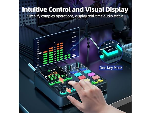 PUPGSIS Gaming Audio Mixer