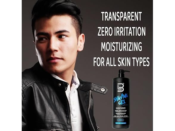 Level 3 Transparent Shaving Gel, Aqua, 33.8 oz