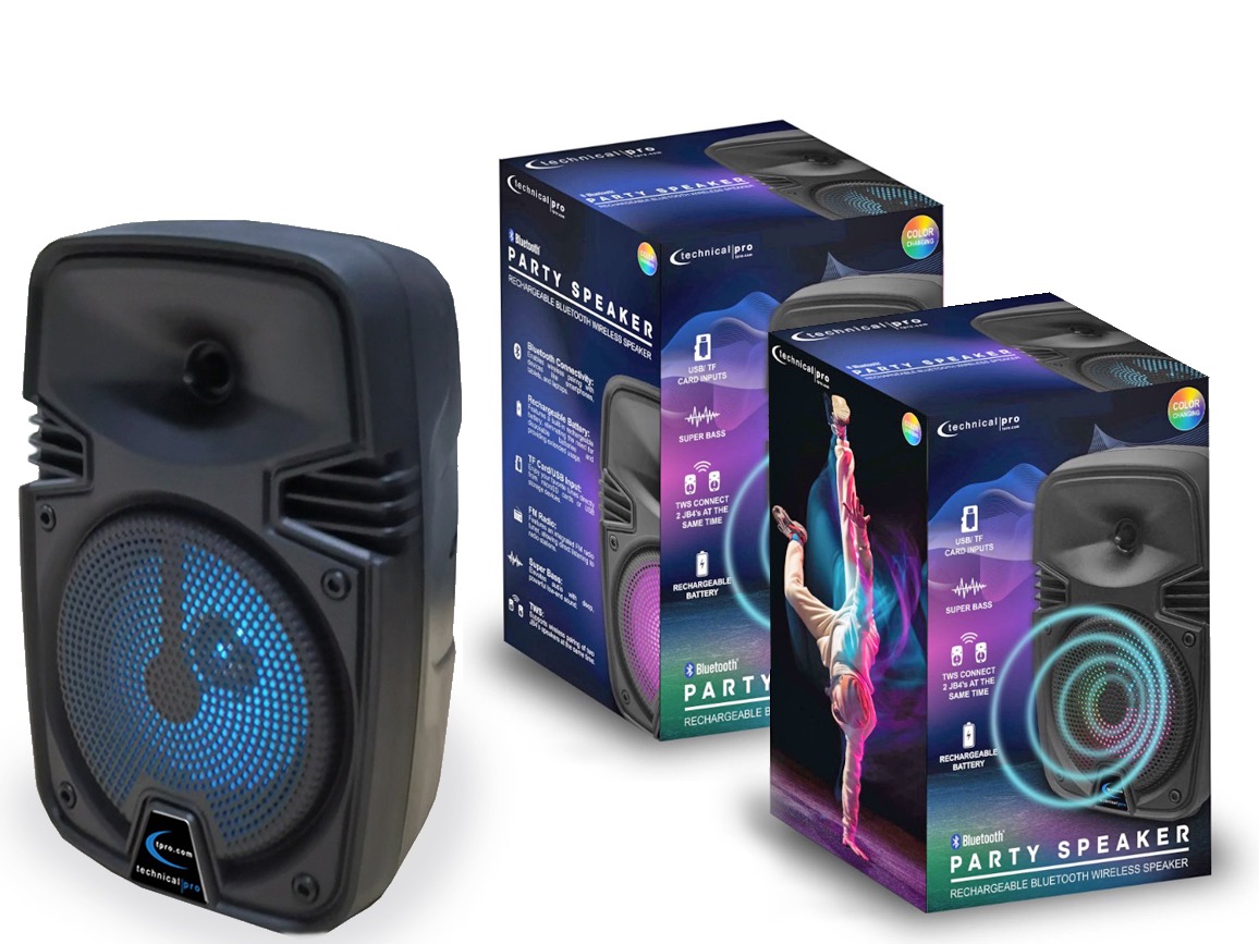 Portable 4" LED Bluetooth Speaker - Gallery 4