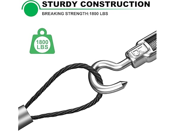 1/8 400ft T316 Stainless Steel Railing Cable Wire