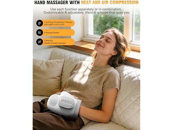 Hand Massager With Heat And