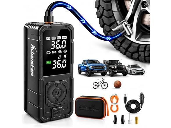 Achansfam P10 Tire Inflator Compressor