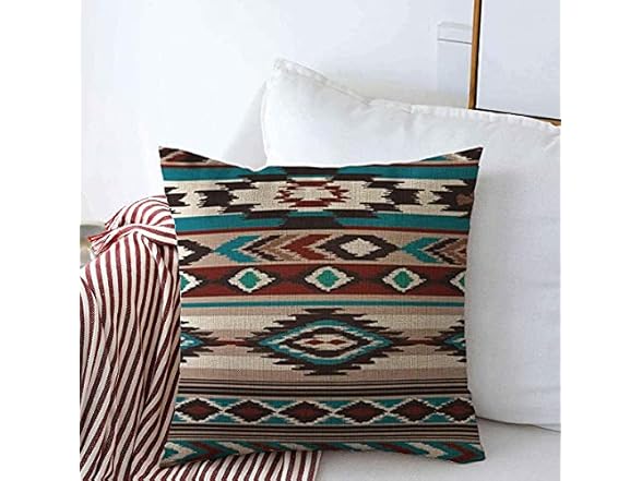 Throw Pillow Covers Abstract Aztec