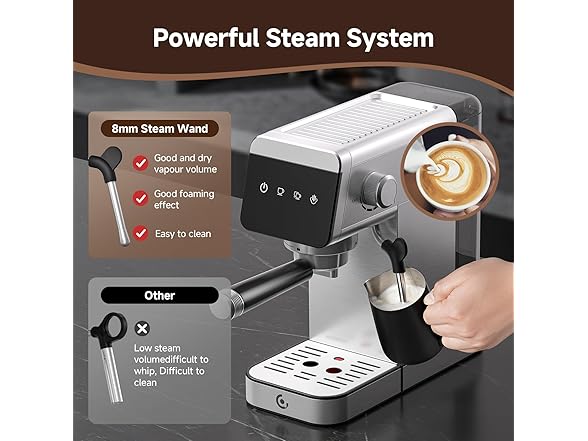 AMZCHEF Espresso Coffee Machine