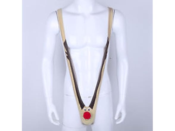 Orino Mankini Thong Christmas Reindeer