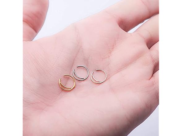 Bosteda Nose Rings Hoops For Women