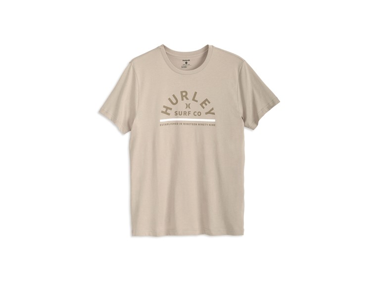 Hurley HSP24VMT-08757 S Hurley Half Moon Graphic Tee Sandstorm