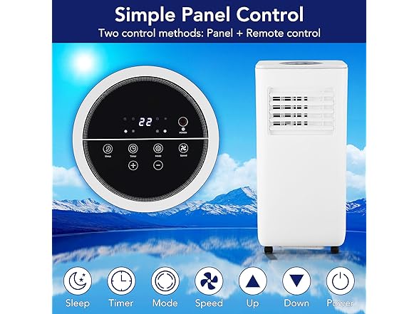 Hipicute 10000 BTU Portable Air Conditioner with Remote