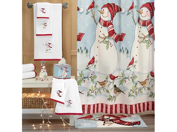 Avanti Linens - Shower Curtain Set, Water-Resistant
