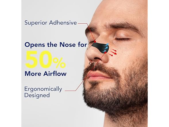 DKEPA 60 Pcs Nasal Strips for Snoring
