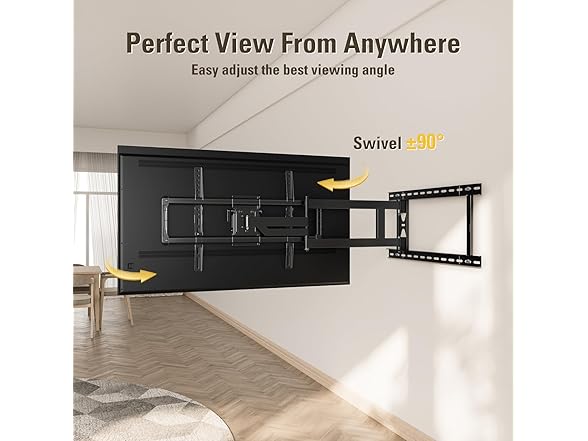 Mounting Dream Long Arm TV Wall Mount | 37-75"