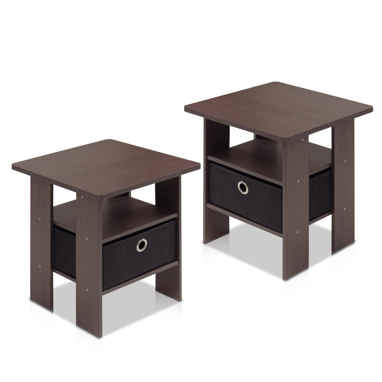 Furinno Side Table, French Oak - Gallery 19