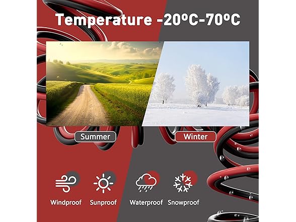 HiFind 14/2 Gauge 100 FT Red Black Hook