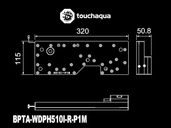 Bitspower Bitspower Touchaqua Sedna H510i Distrib