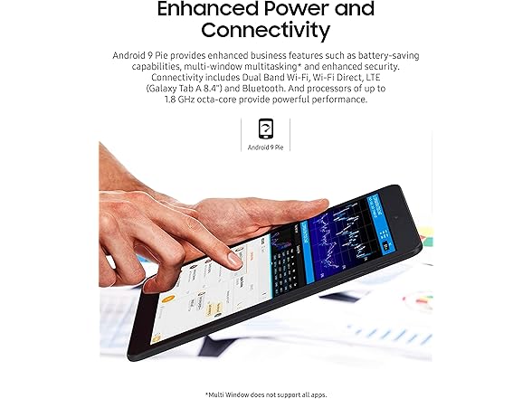 Samsung Galaxy Tab A 8.4" Tablet with Case