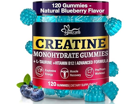 Creatine Gummies for Women & Men