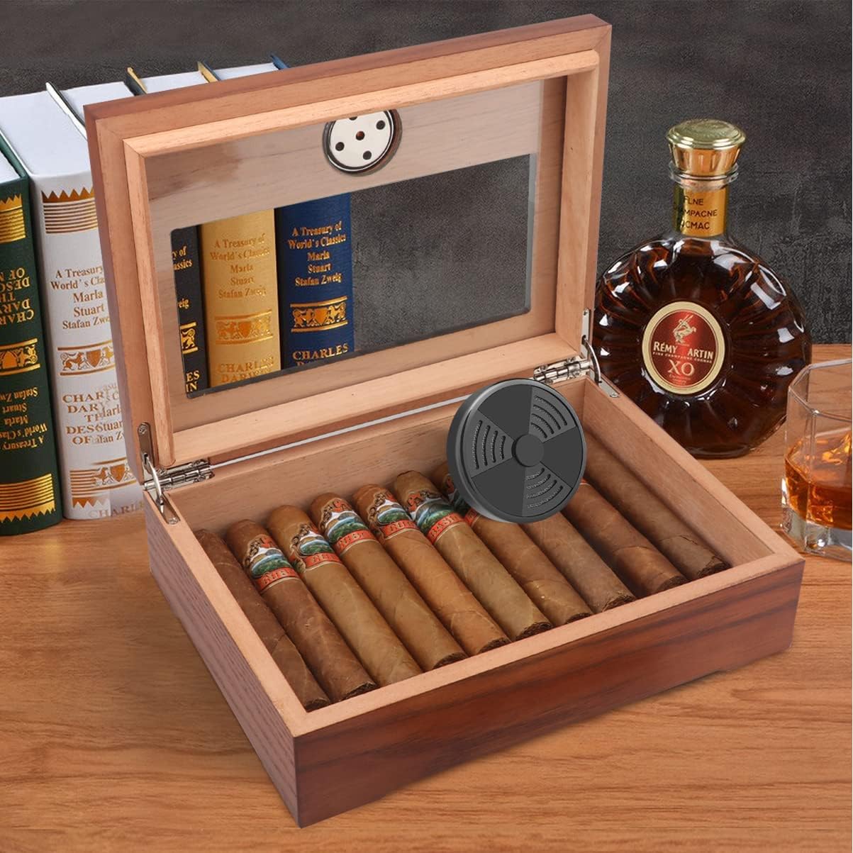 2 Pack Round Adjustable Cigar Humidifier - Gallery 9