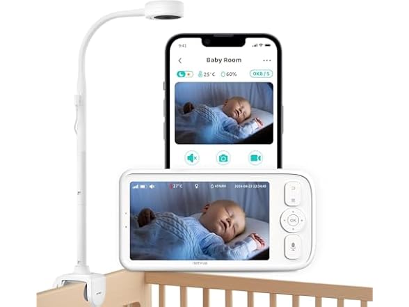 Baby Monitor with Camera and Audio