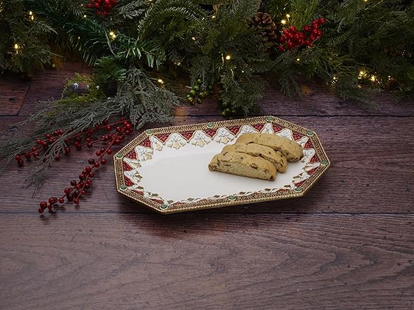 Fitz and Floyd Noel Holiday Small Serving Platter