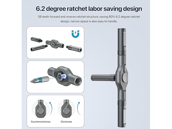 DYLIFE 24 in 1 Magnetic Screwdriver Set
