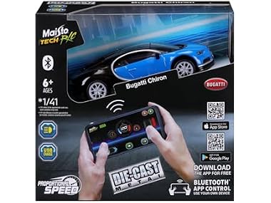 $23.42 Maisto Tech R/C 1:41 Mini Metal Bugatti Chiron dealfomo