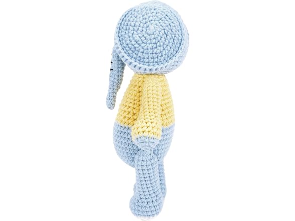 Enesco Woolie Noah the Elephant Handmade Crochet Animal Plush Toy