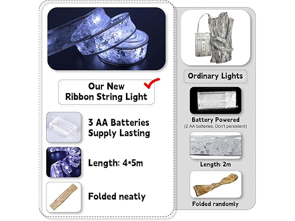 LACKINGONE Decorative LED String Lights