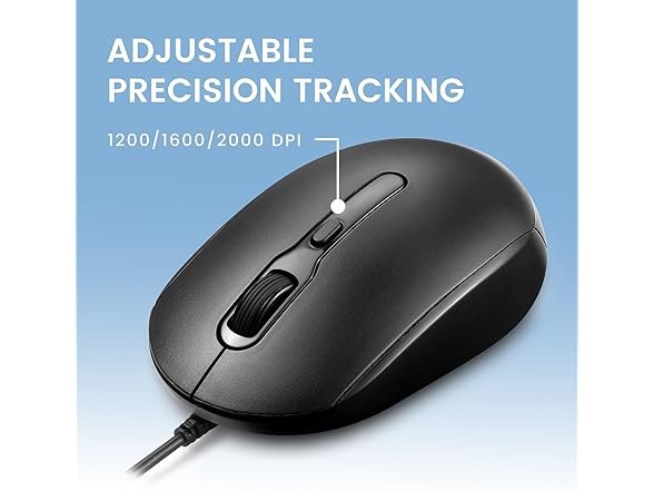 Perixx Wired USB Optical Mouse