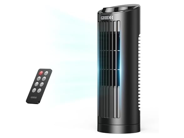13" Bladeless Tower Fan with 3 Speeds