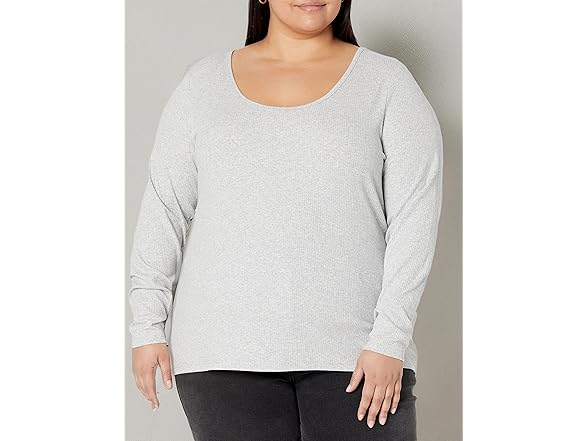 Amazon Essentials Women's Rib Scoop Neck Sweater 2 Pk - Gallery 7