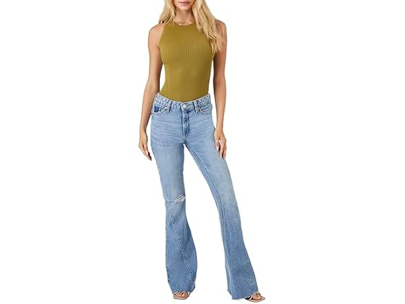 Forever 21 (M) Cutout Sweater-Knit Tank Top