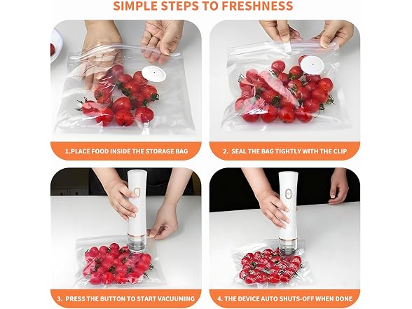 Olecha Handheld Vacuum Sealer 20 Bags