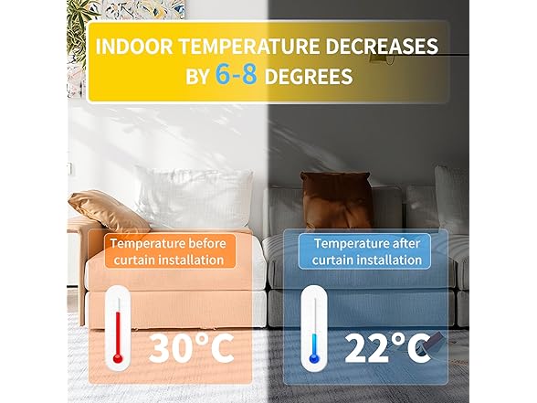 YOOMINI Portable Blackout Shades