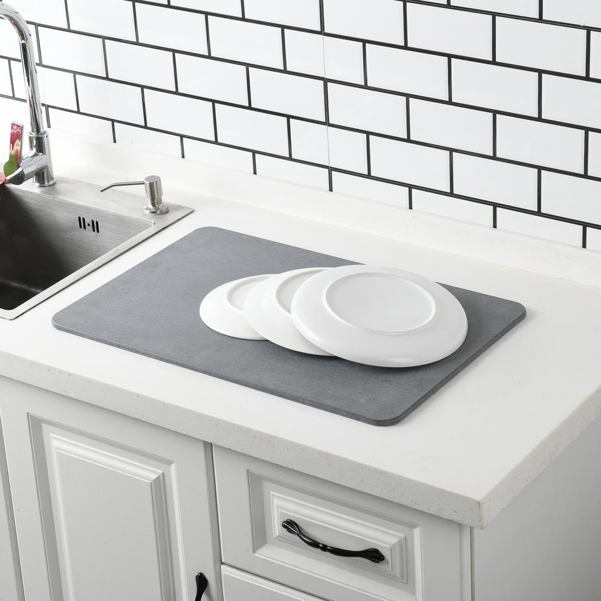 Diatomaceous Earth Stone Bath Mat - Gallery 10