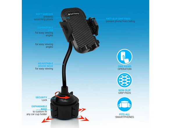 Aduro TT-CHPM-01 Premium Cup Holder Phone Mount