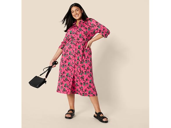 Amazon Essentials Women (L) Regular-fit Midi Dress