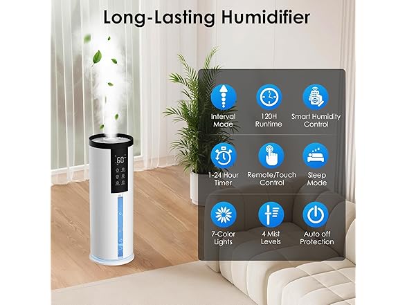 GloryAir 8L Cool Mist Humidifier