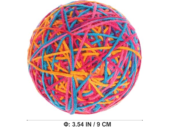 balacoo 2-Pack Large Wool Yarn Cat Balls 3.54