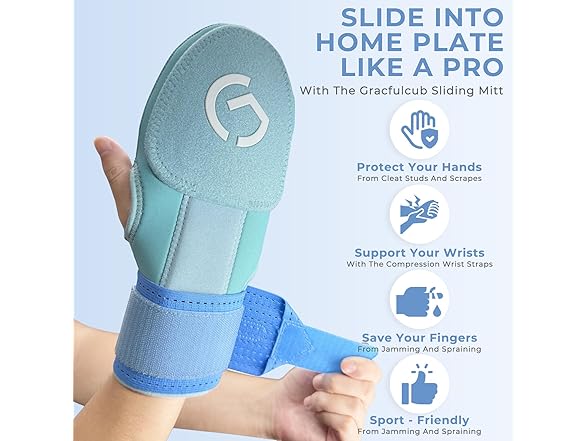 Gracfulcub Baseball Sliding Mitt (Left Hand)