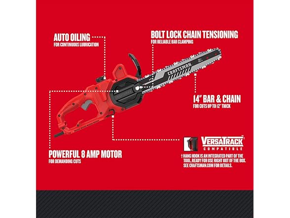 CRAFTSMAN CMECS614 - 14-Inch Corded Chainsaw
