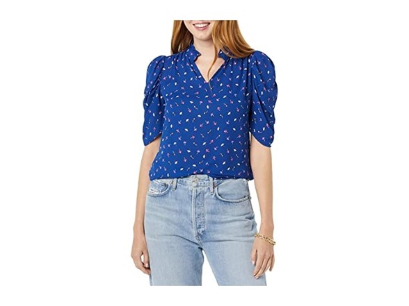Bright Blue Ditsy Floral