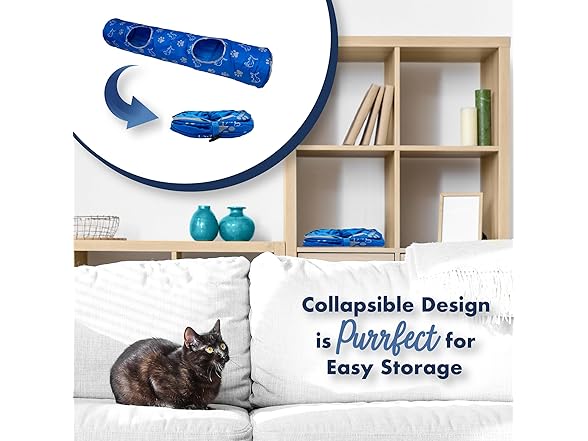 NFL Detroit Lions Cat Tunnel Tube Toy